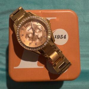 Fossil Women's Riley Rose Gold 38mm Watch